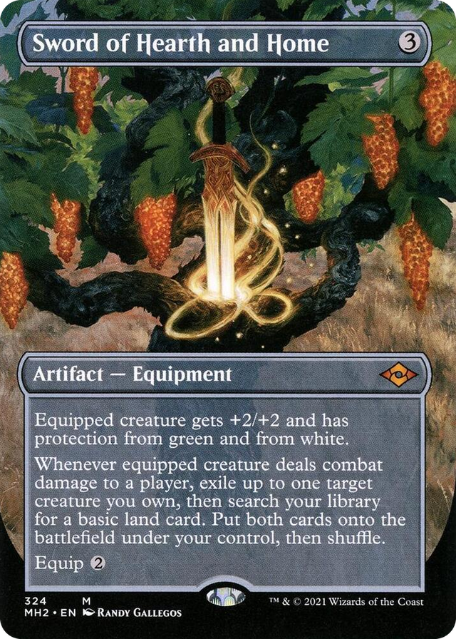 0324 Sword of Hearth and Home (Borderless) M Modern Horizons 2
