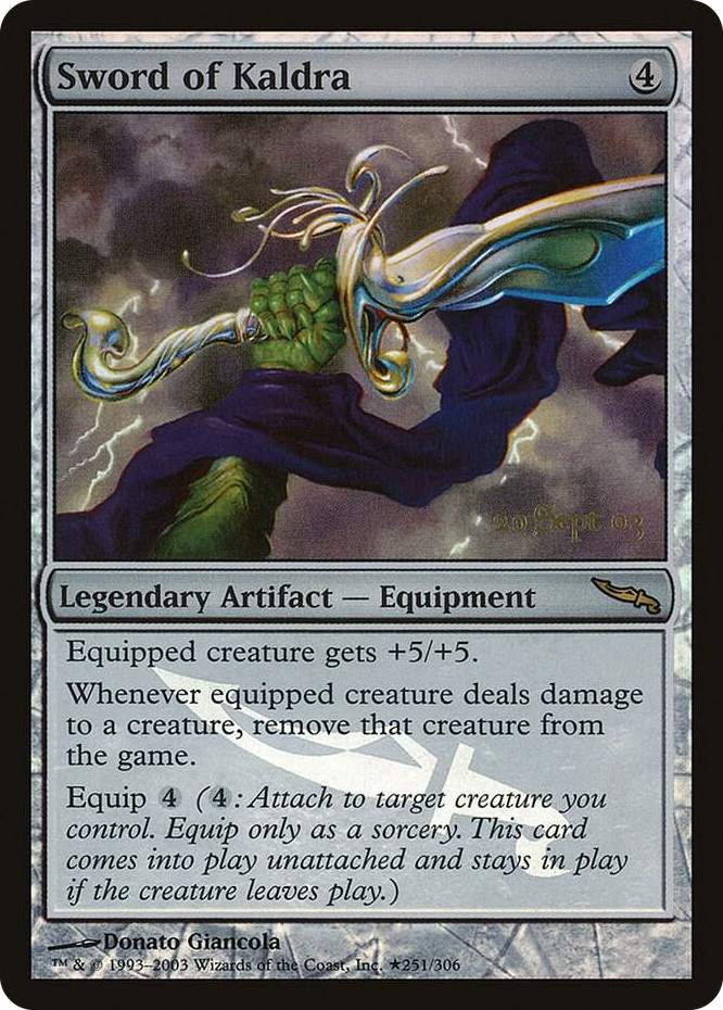 Sword of Kaldra #251 R - Prerelease Cards Pokemon card