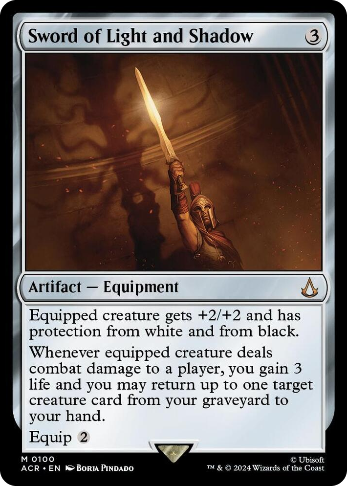 0100 Sword of Light and Shadow M Universes Beyond: Assassin's Creed