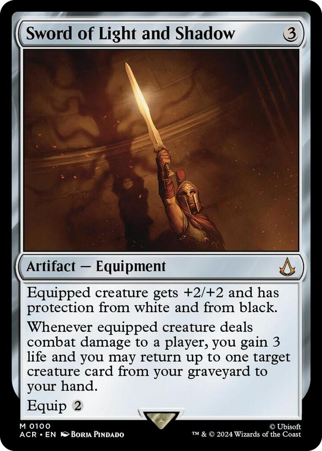 0100 Sword of Light and Shadow M Universes Beyond: Assassin's Creed