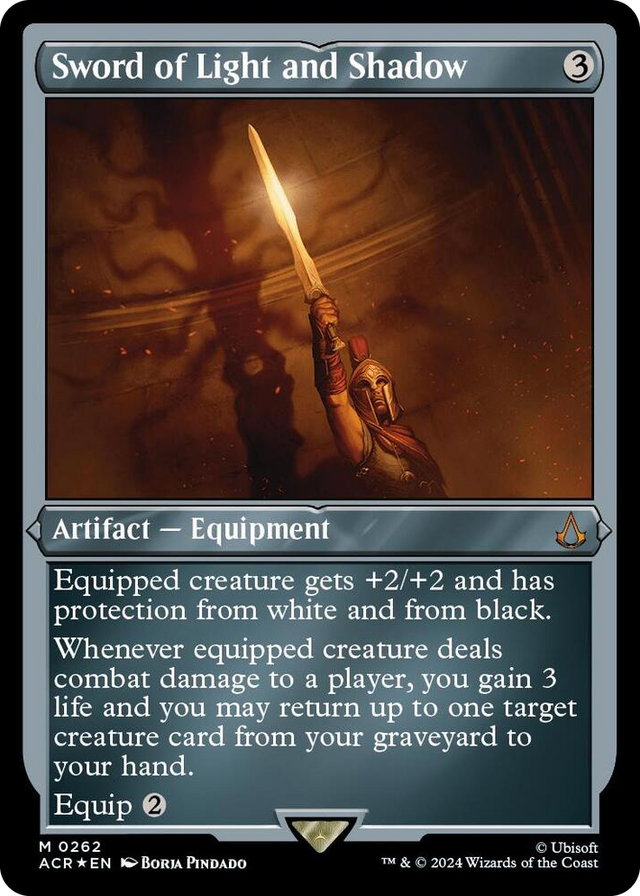 0262 Sword of Light and Shadow (Foil Etched) M Universes Beyond: Assassin's Creed