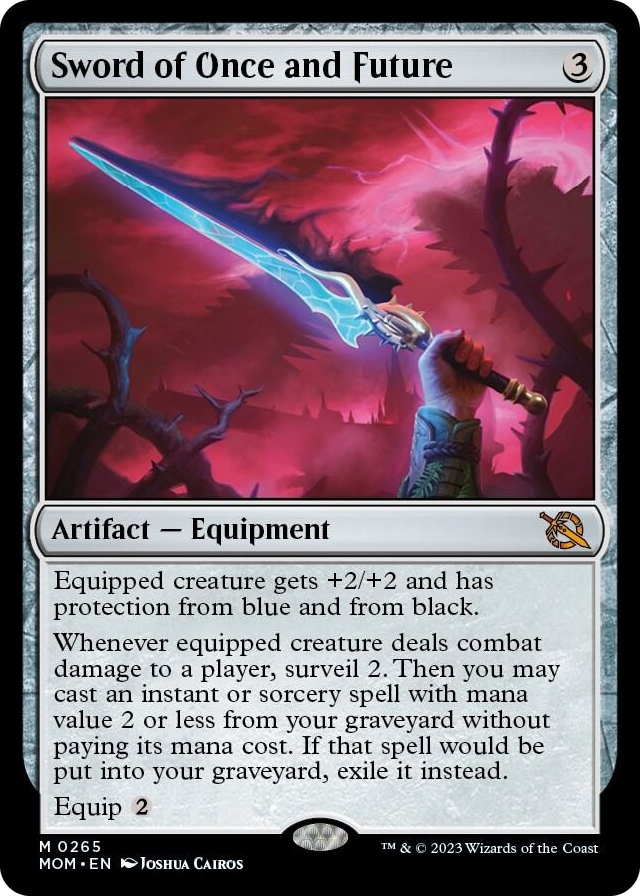 Sword of Once and Future #265 M - March of the Machine Pokemon card