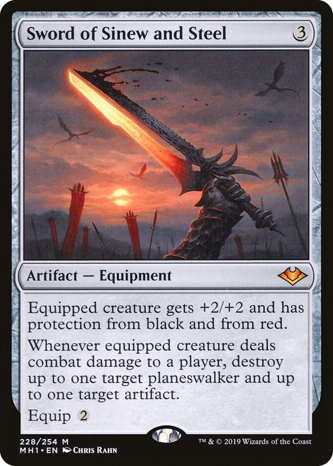 0228 Sword of Sinew and Steel M Modern Horizons