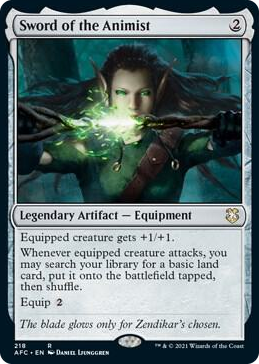 0218 Sword of the Animist R Commander: Adventures in the Forgotten Realms