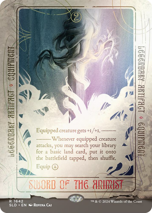 1642 Sword of the Animist (Rainbow Foil) R Secret Lair Drop Series
