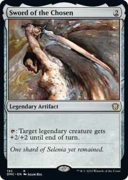 0192 Sword of the Chosen R Commander: Dominaria United