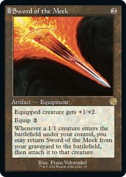 0059 Sword of the Meek R The Brothers' War: Retro Frame Artifacts