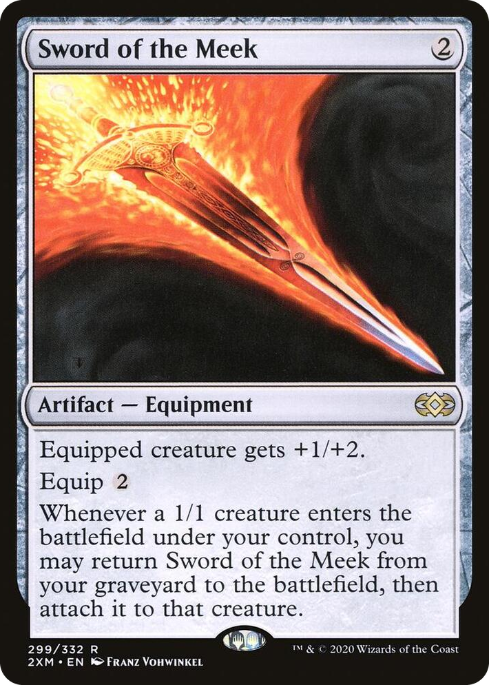 0299 Sword of the Meek R Double Masters