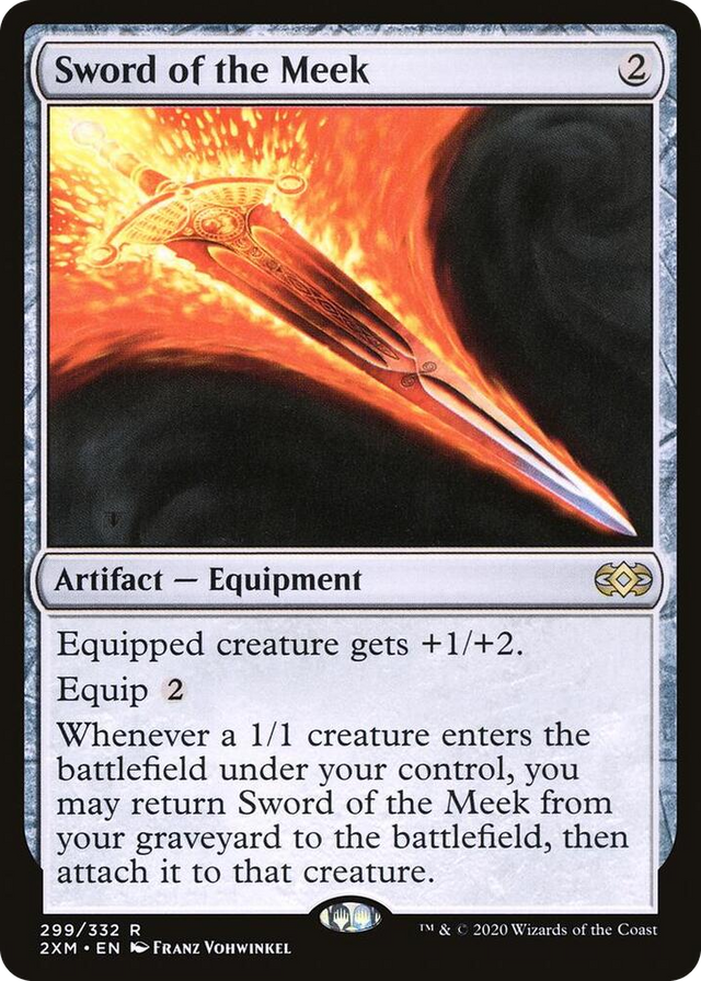 0299 Sword of the Meek R Double Masters