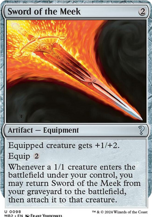 0098 Sword of the Meek (White Border) U Mystery Booster 2