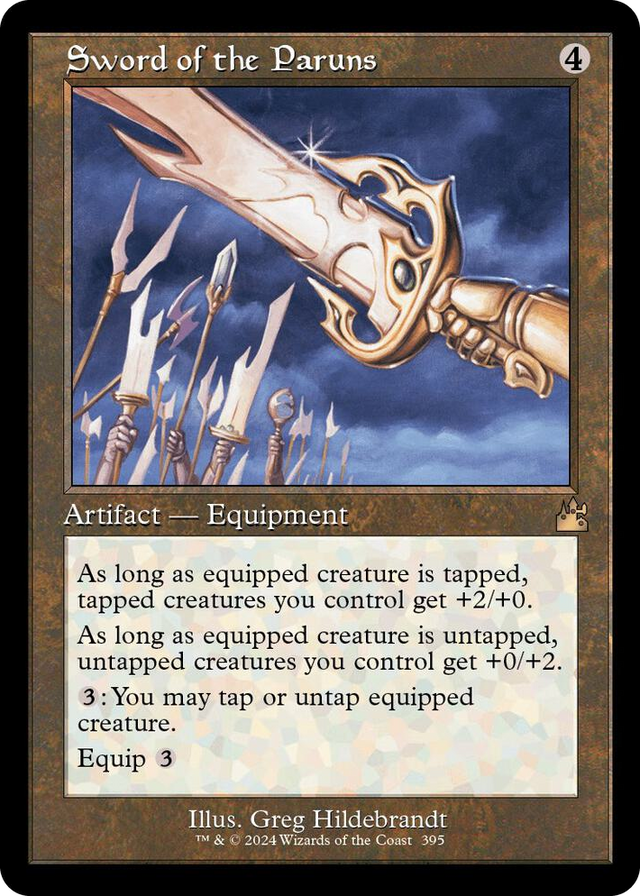 0395 Sword of the Paruns (Retro Frame) R Ravnica Remastered