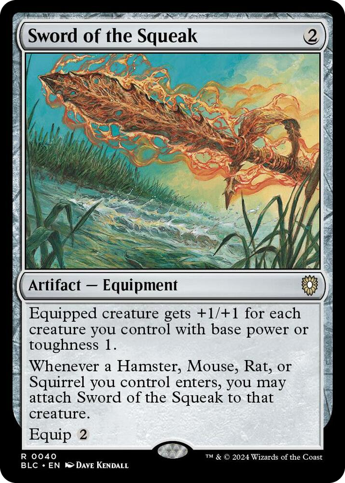 0040 Sword of the Squeak R Commander: Bloomburrow