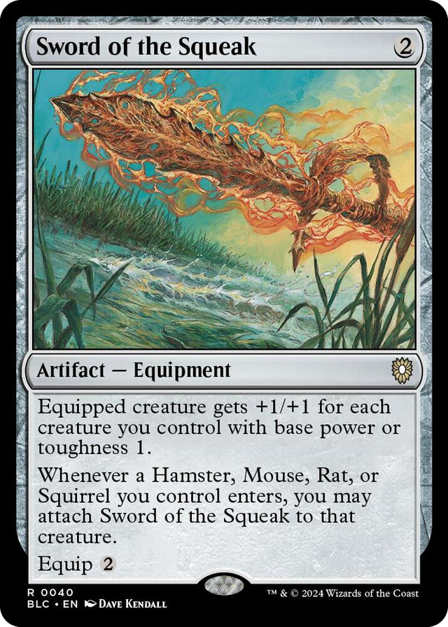 0040 Sword of the Squeak R Commander: Bloomburrow