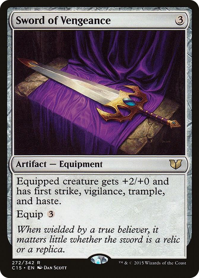 Sword of Vengeance #272 R - Commander 2015 Pokemon card