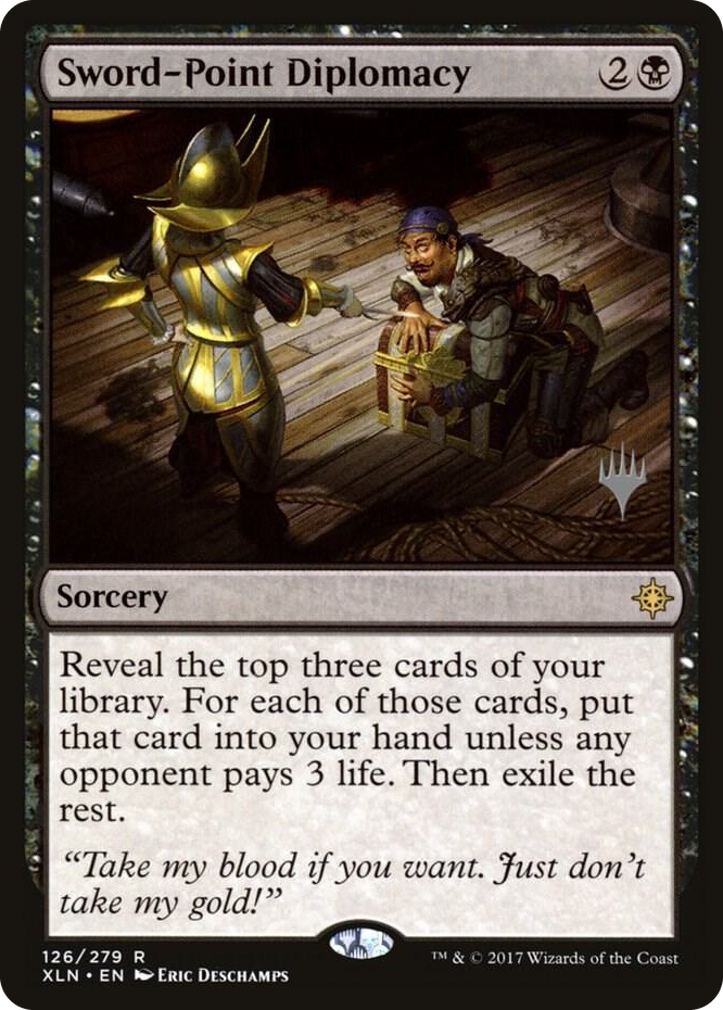 0126 Sword-Point Diplomacy R Promo Pack: Core Set 2020