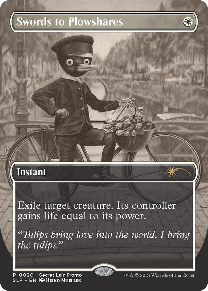 Swords to Plowshares #20 P - Secret Lair Showdown Pokemon card