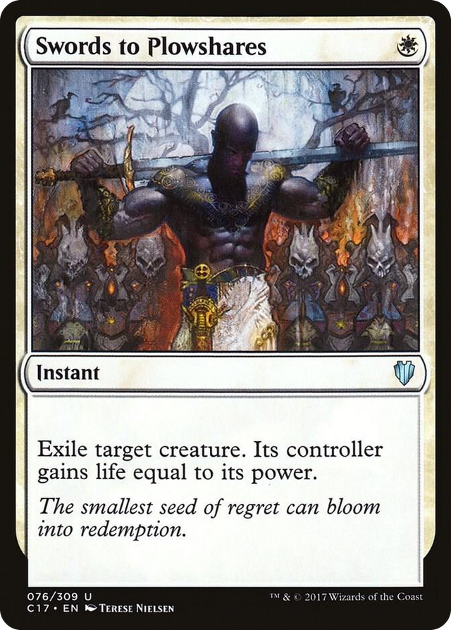 0076 Swords to Plowshares U Commander 2017