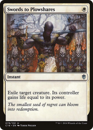 0078 Swords to Plowshares U Commander 2016