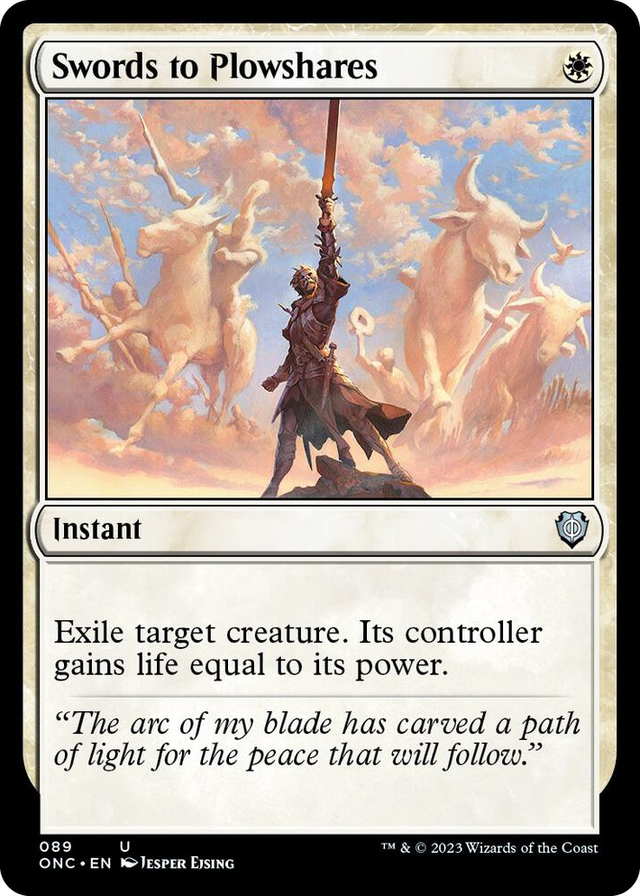 0089 Swords to Plowshares U Commander: Phyrexia: All Will Be One