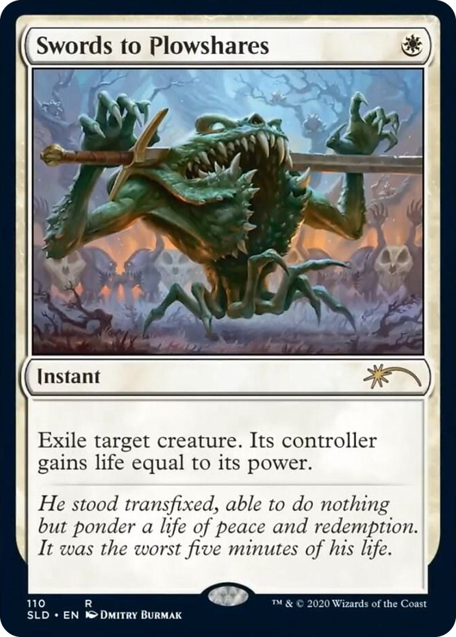 Swords to Plowshares (110) #110 R - Secret Lair Drop Series Pokemon card