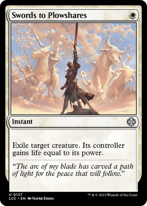 0137 Swords to Plowshares U Commander: The Lost Caverns of Ixalan