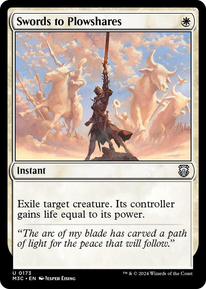 0173 Swords to Plowshares U Commander: Modern Horizons 3