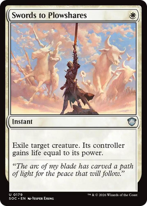 0179 Swords to Plowshares U Commander: Secrets of Strixhaven