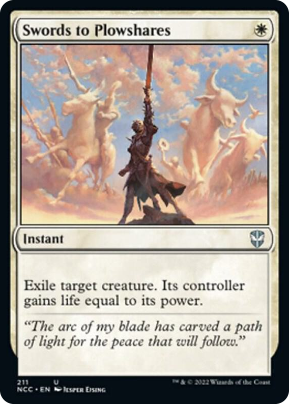 0211 Swords to Plowshares U Commander: Streets of New Capenna