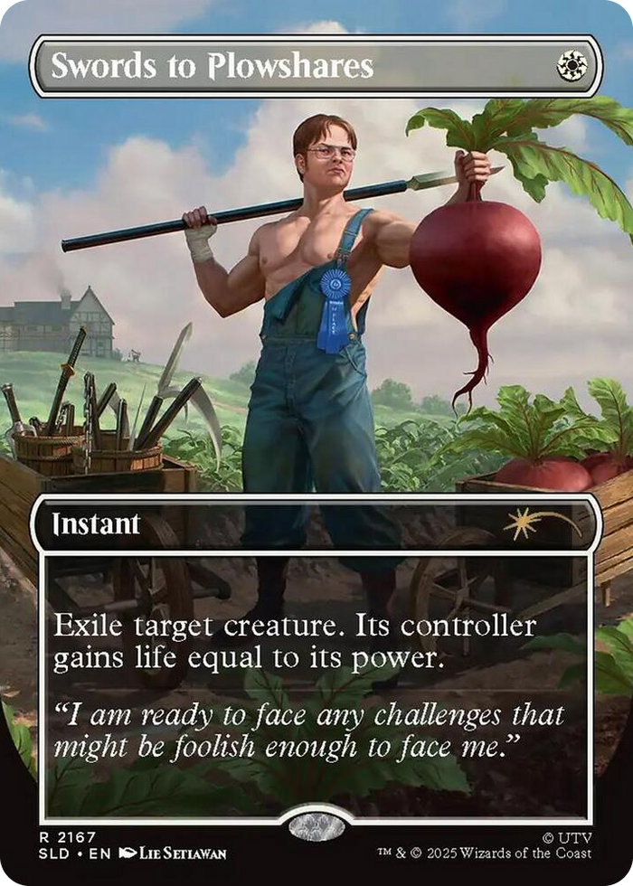 Swords to Plowshares (2167) #2167 R - Secret Lair Drop Series Pokemon card