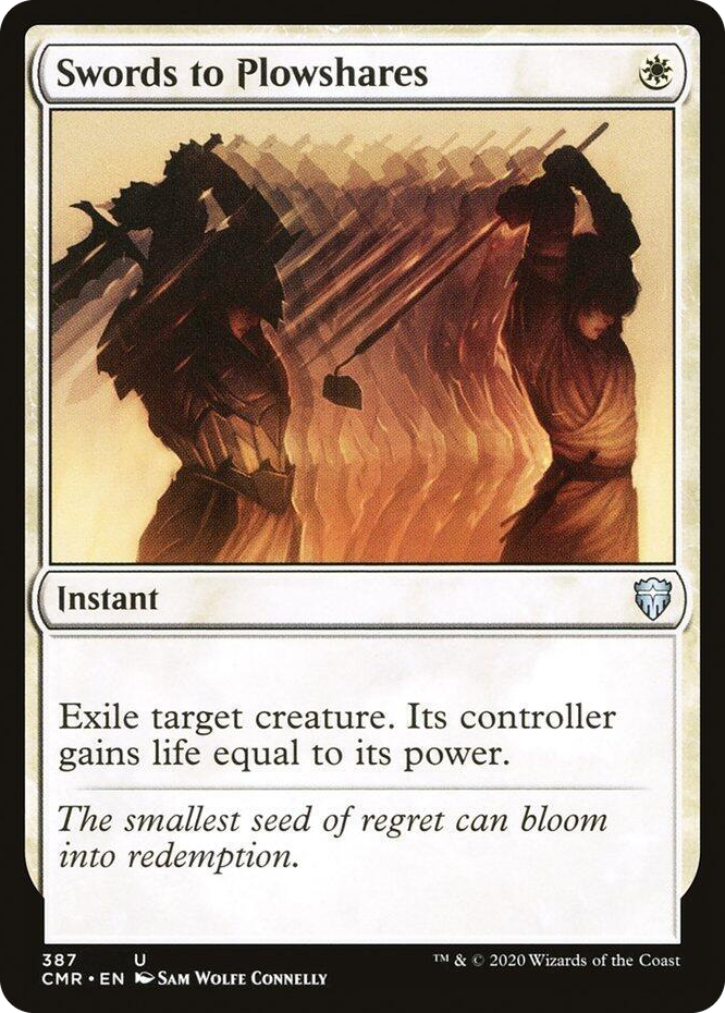 0387 Swords to Plowshares U Commander Legends