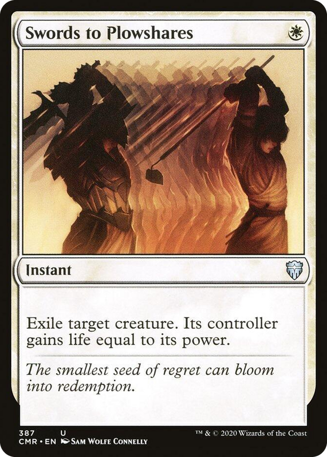 0387 Swords to Plowshares U Commander Legends