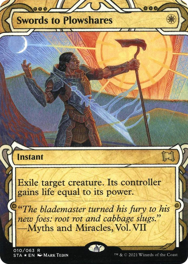 0010 Swords to Plowshares (Foil Etched) R Strixhaven: Mystical Archive