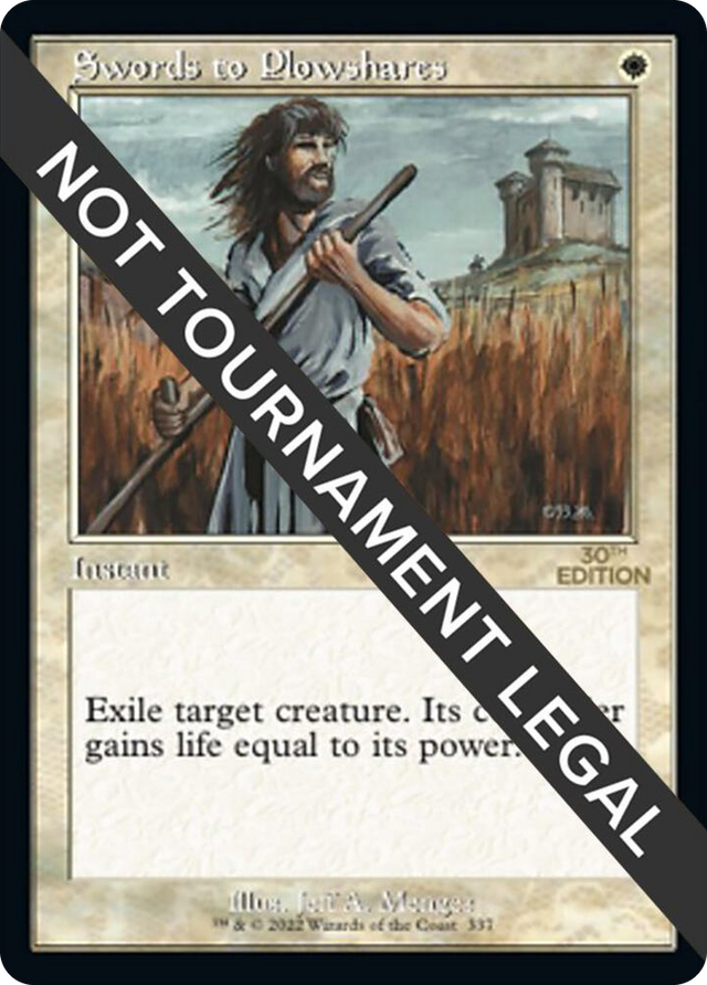 0337 Swords to Plowshares (Retro Frame) U 30th Anniversary Edition