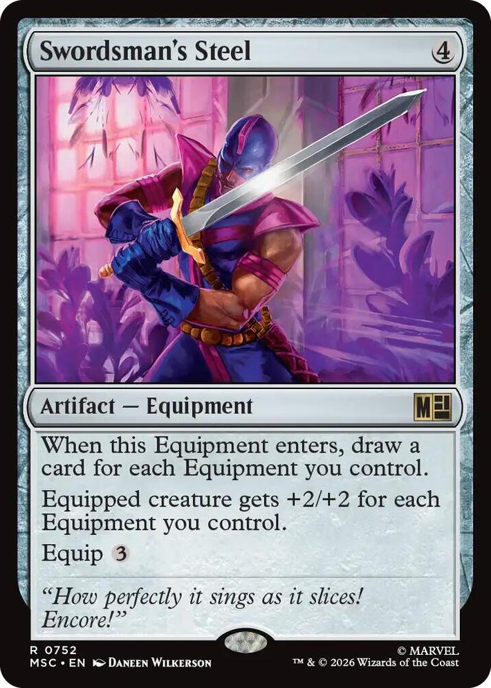 0752 Swordsman's Steel R Commander: Marvel Super Heroes