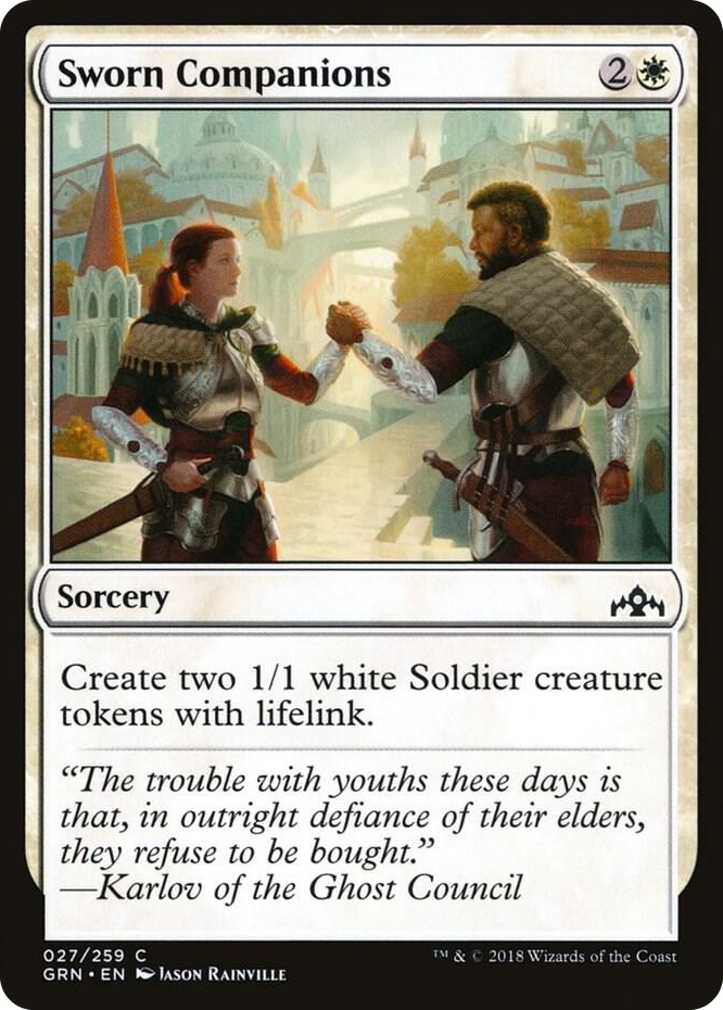 0027 Sworn Companions C Guilds of Ravnica