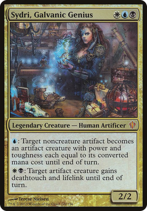 0220 Sydri, Galvanic Genius (Commander 2013) M Oversize Cards