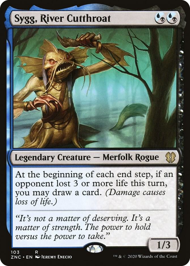 0103 Sygg, River Cutthroat R Commander: Zendikar Rising