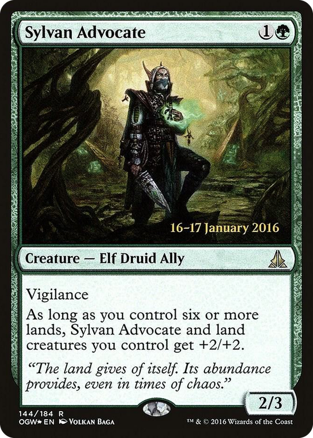 0144 Sylvan Advocate R Prerelease Cards