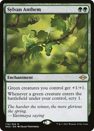 0176 Sylvan Anthem R Modern Horizons 2