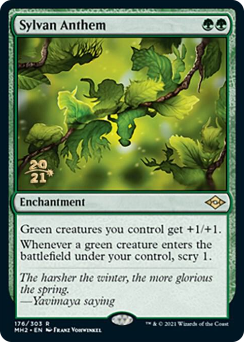 Sylvan Anthem #176 R - Prerelease Cards Pokemon card