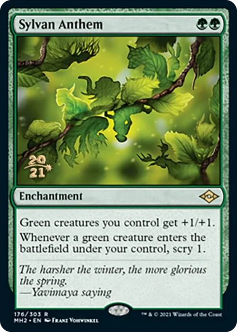 0176 Sylvan Anthem R Prerelease Cards