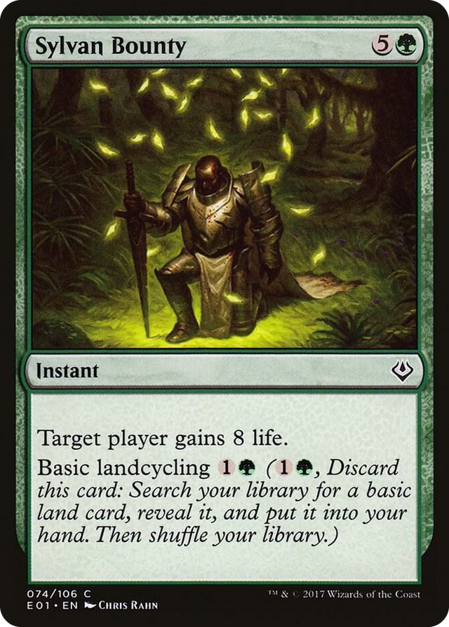 0074 Sylvan Bounty C Archenemy: Nicol Bolas