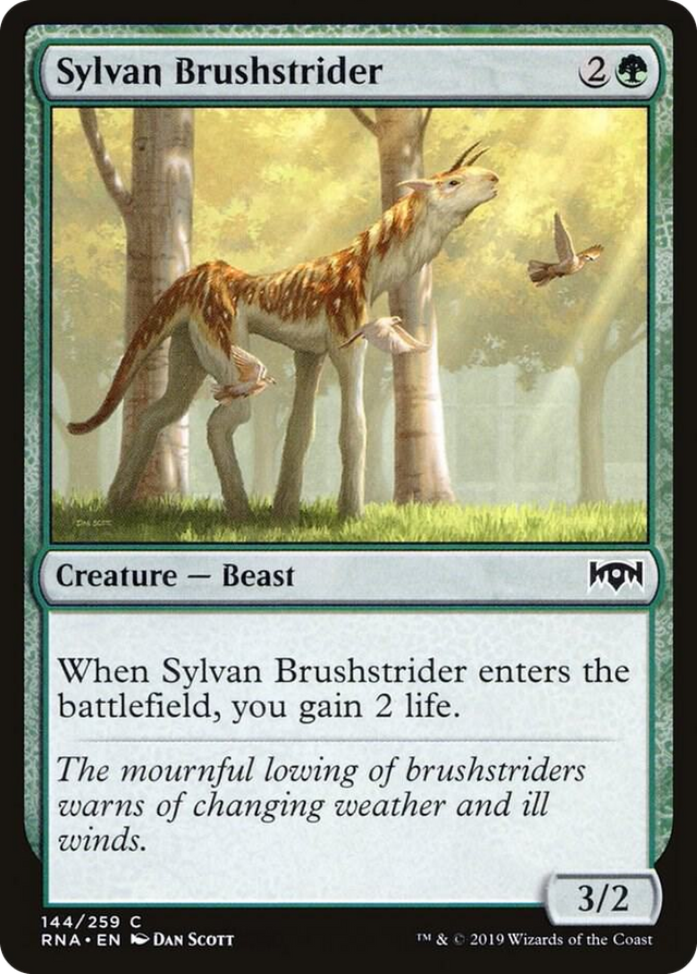 0144 Sylvan Brushstrider C Ravnica Allegiance
