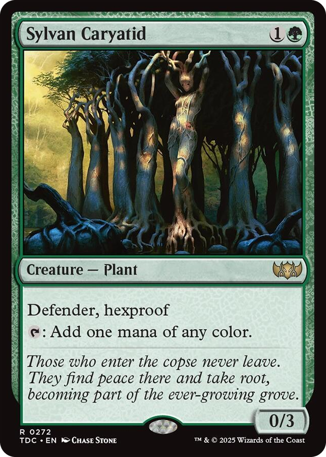 0272 Sylvan Caryatid R Commander: Tarkir: Dragonstorm