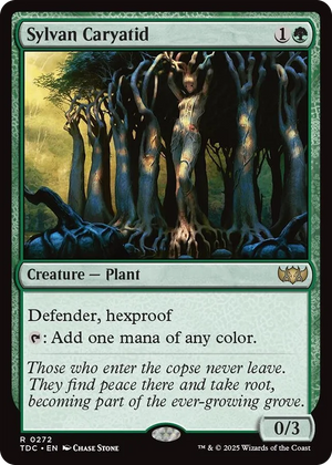 0272 Sylvan Caryatid R Commander: Tarkir: Dragonstorm