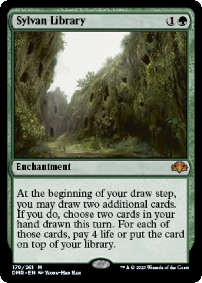 0179 Sylvan Library M Dominaria Remastered