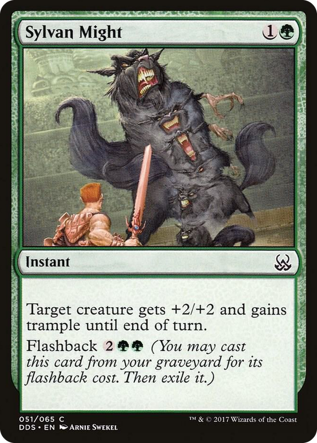 0051 Sylvan Might C Duel Decks: Mind vs. Might