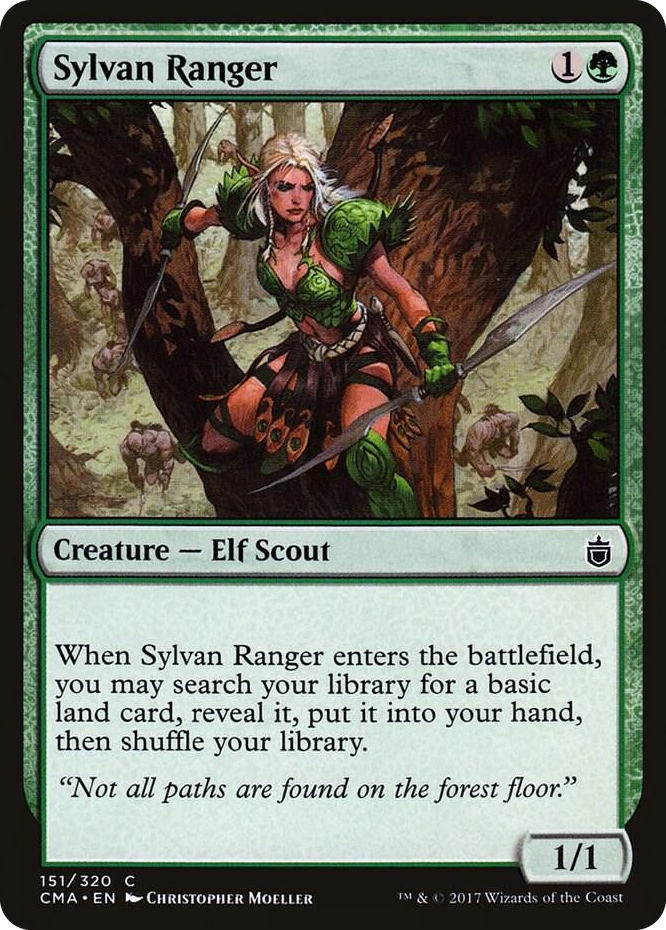 Sylvan Ranger #151 C - Commander Anthology Pokemon card