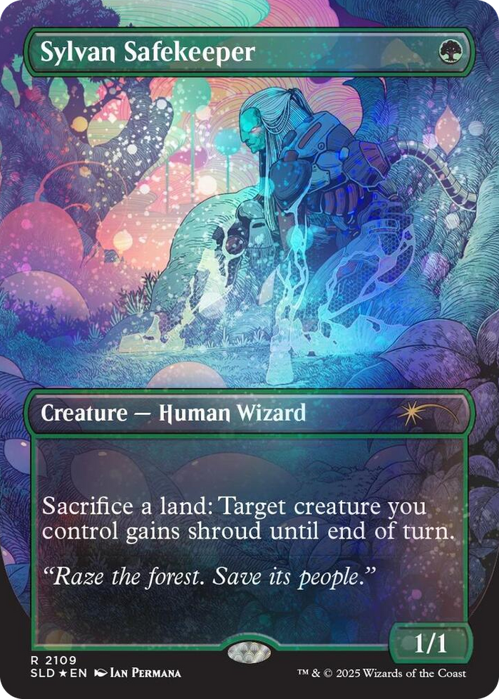 Sylvan Safekeeper (Galaxy Foil) #2109 R - Secret Lair Drop Series Pokemon card