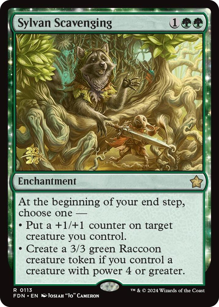0113 Sylvan Scavenging R Prerelease Cards